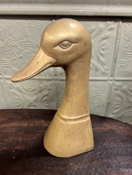 BRASS DUCK HEAD