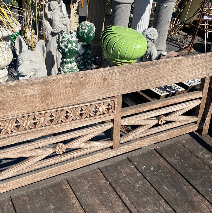 TEAK STYLE GARDEN BENCH