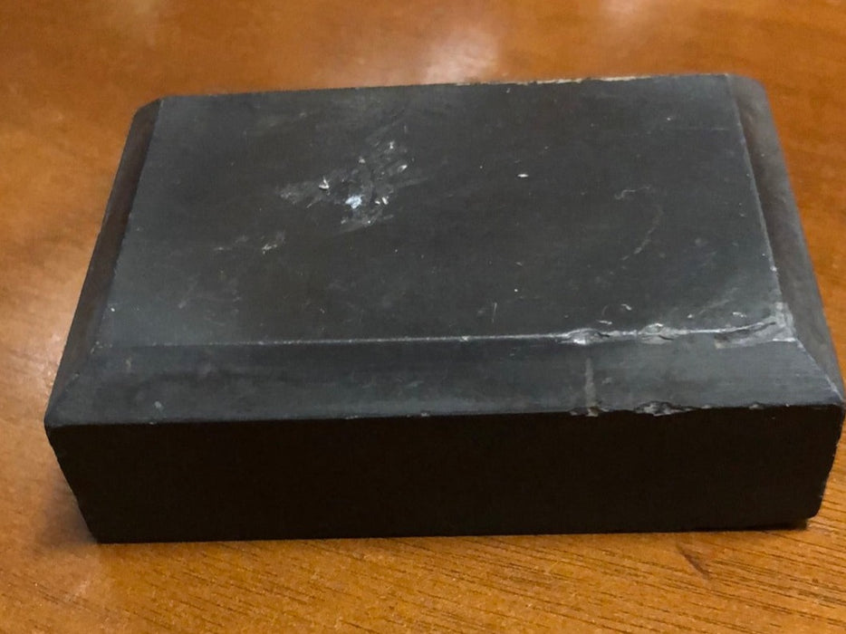 TINY BLACK SLATE PLINTH
