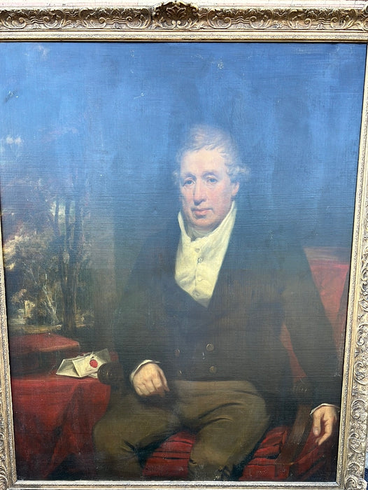 GEORGE CLINT PORTAIT OF JOHN LEGH ESQUIRE OF NORBURY BOOTHS