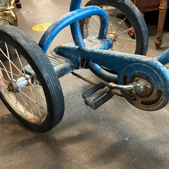 BLUE TRICYCLE CIRCA 1930'S-40'S