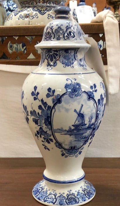 MEDIUM DELFT WINDMILL GINGER JAR
