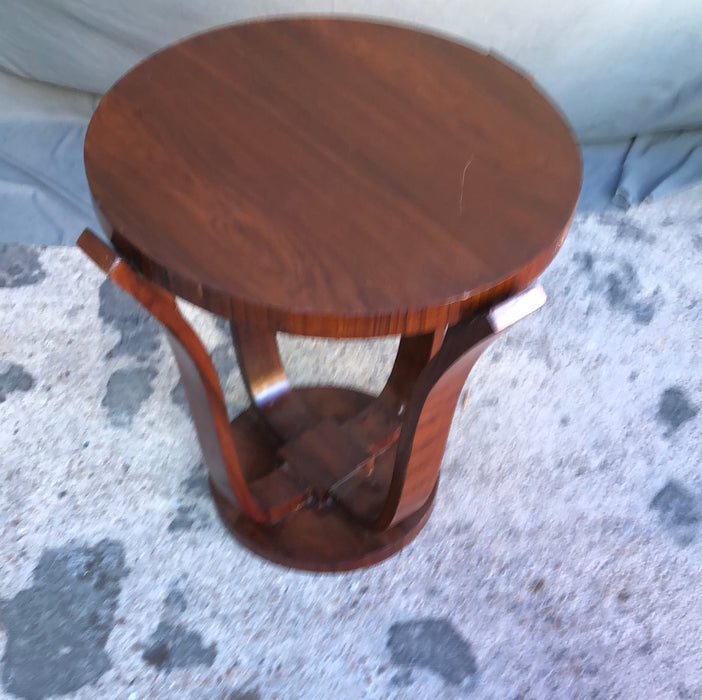 ART DECO MAHOGANY OCCASIONAL TABLE