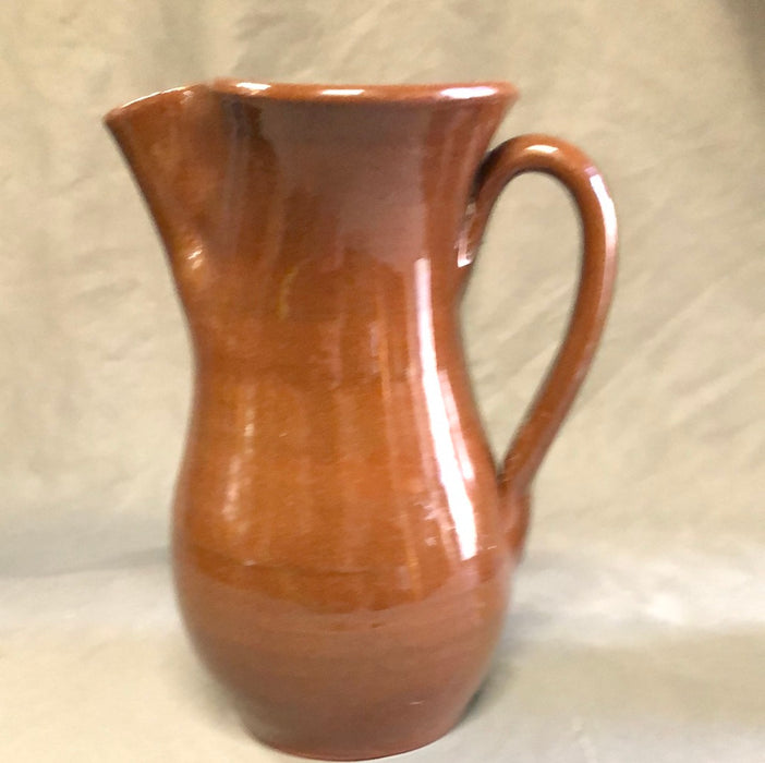 HAND THROWN POTTERY PINCHED SPOUT PITCHER