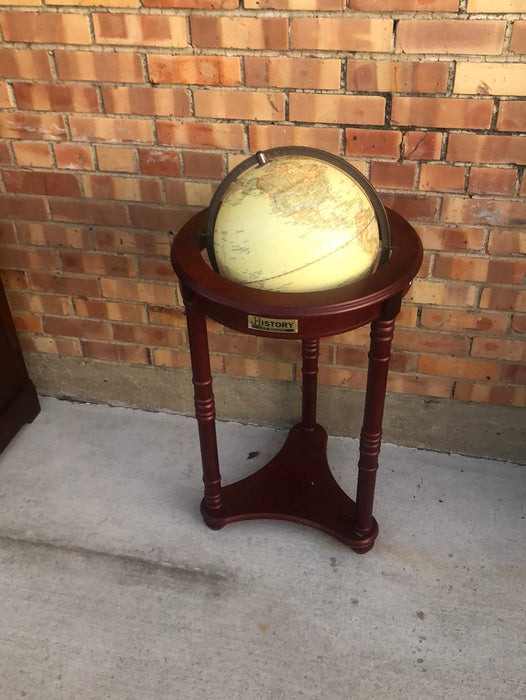 HISTORY CHANNEL GLOBE ON STAND