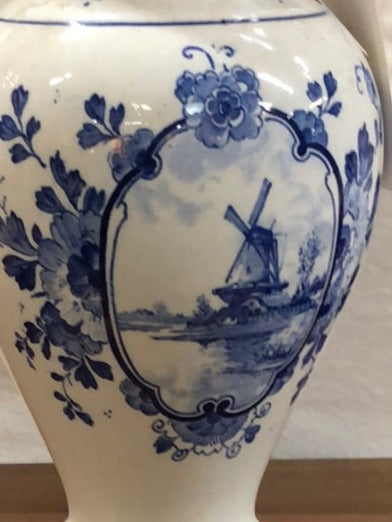 MEDIUM DELFT WINDMILL GINGER JAR