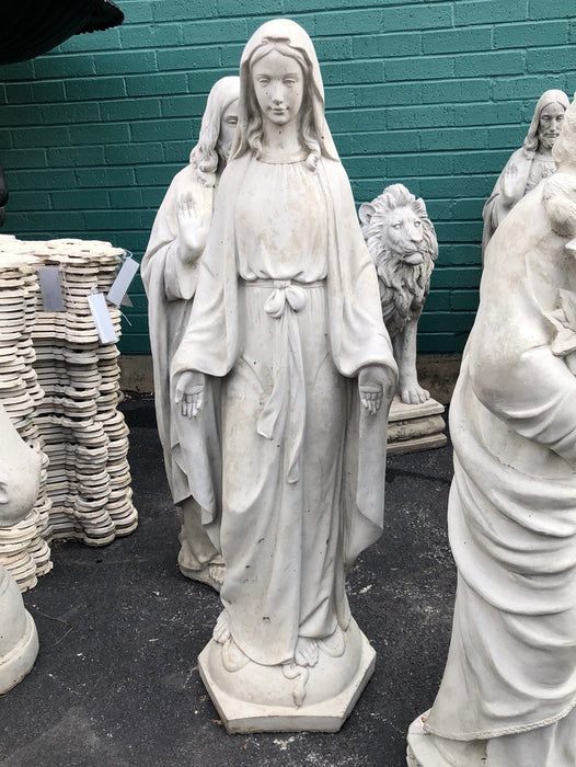 YOUNG MARY CONCRETE STATUE