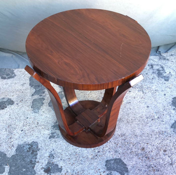 ART DECO MAHOGANY OCCASIONAL TABLE