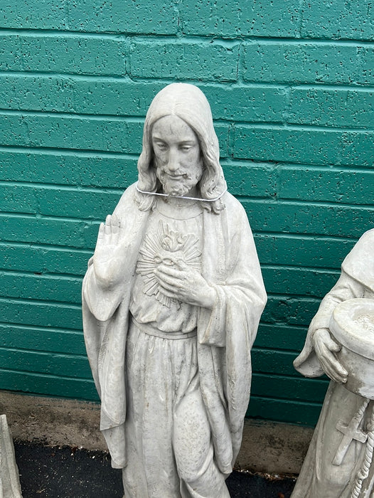 SACRED HEART OF JESUS CONCRETE STATUE