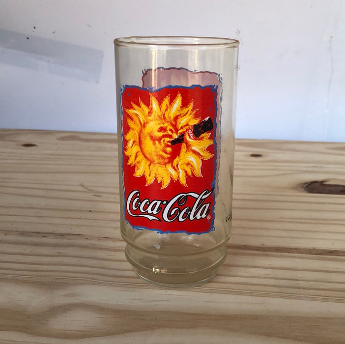 Coca-Cola sunshine glass