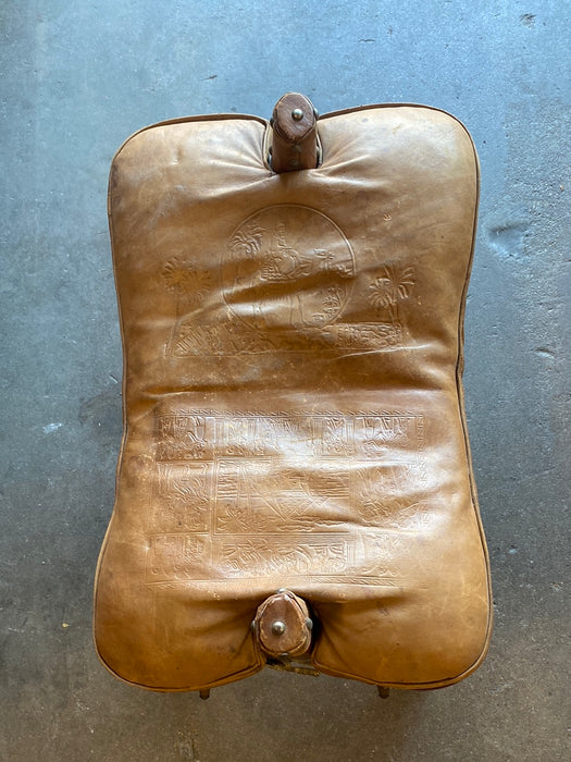 LEATHER TOP CAMEL SEAT