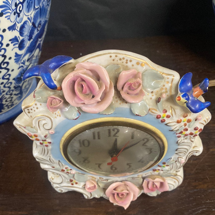 PORCELAIN OCCUPIED JAPAN ELECTRIC CLOCK