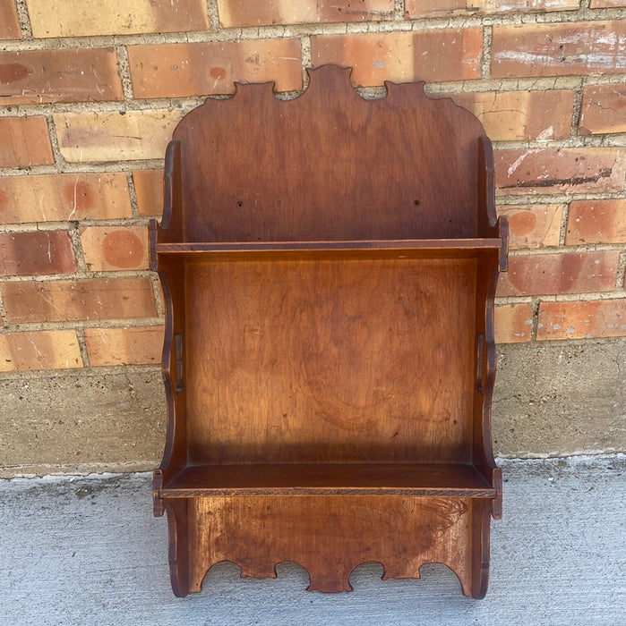 CURIO WOOD 2 WALL SHELF