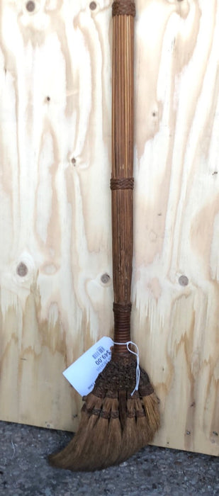 HANDMADE REED AND CANE BROOM