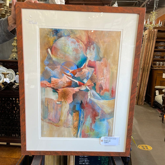 MODERN ABSTRACT WATER COLOR BY BOBBYE KOVCEK