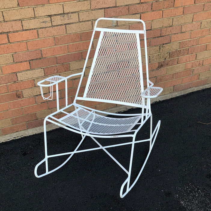 Add Iron Rack Rocking Chair IRON ROCKING CHAIR — Lots of Furniture