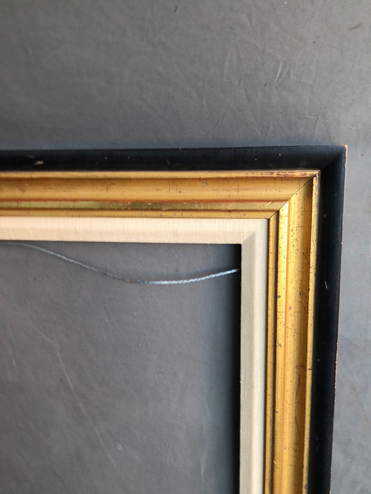 SMALL BLACK WITH GOLD FRAME