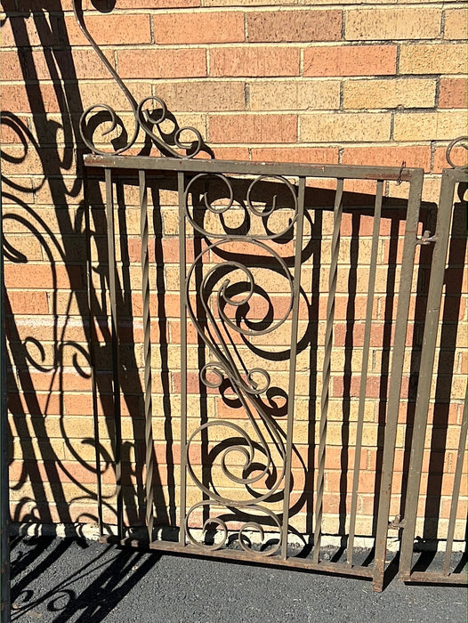 SET OF THREE IRON GATES