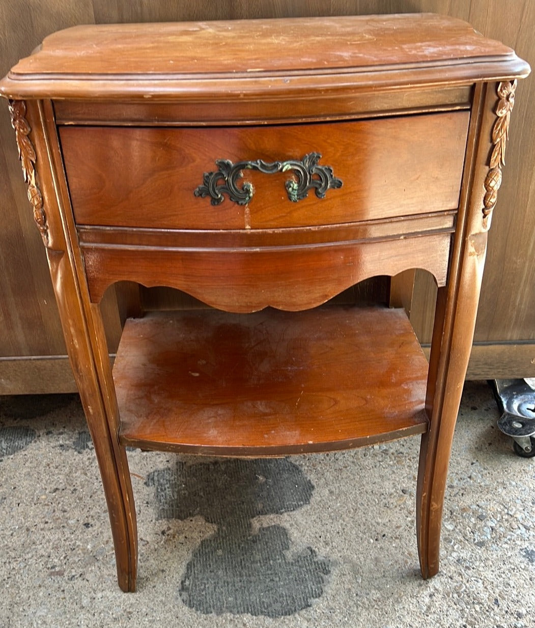 FRENCH PROVINCIAL CHERRY NIGHT STAND — Lots of Furniture