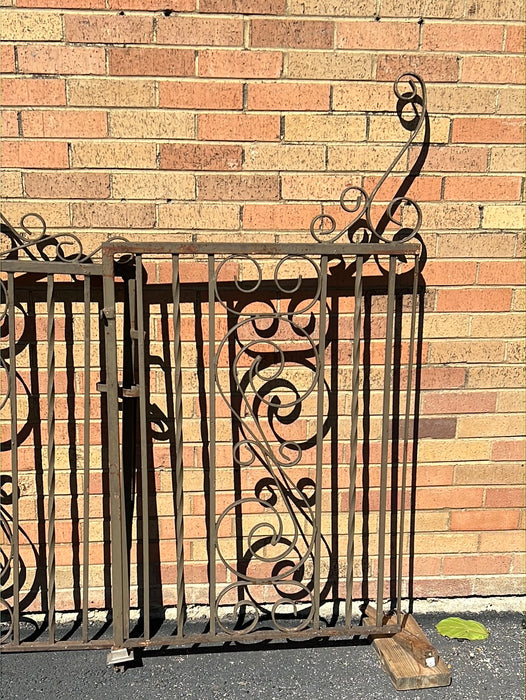 SET OF THREE IRON GATES