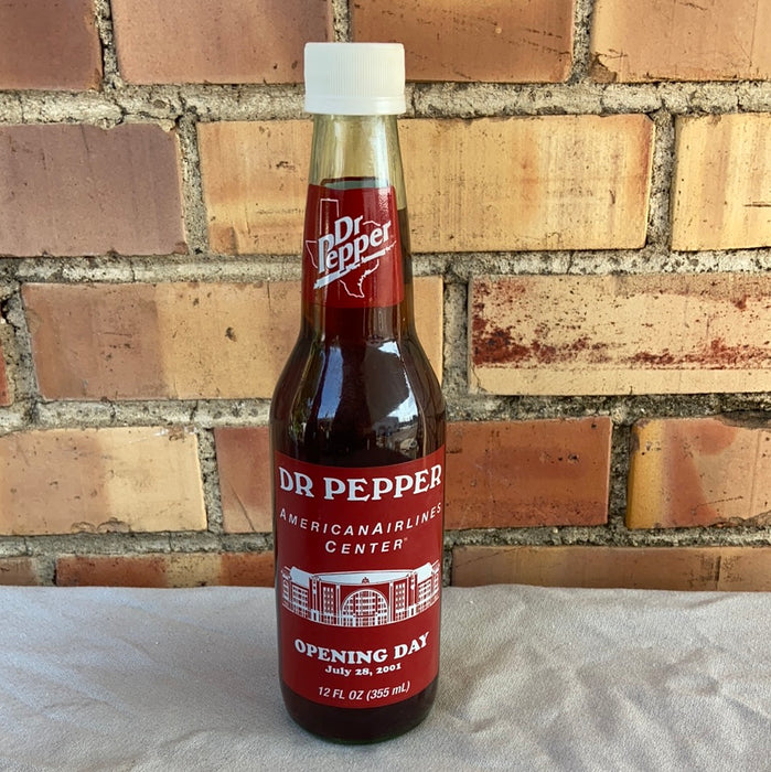 DR PEPPER COMMEMORATIVE AMERICAN AIRLINES CENTER BOTTLE