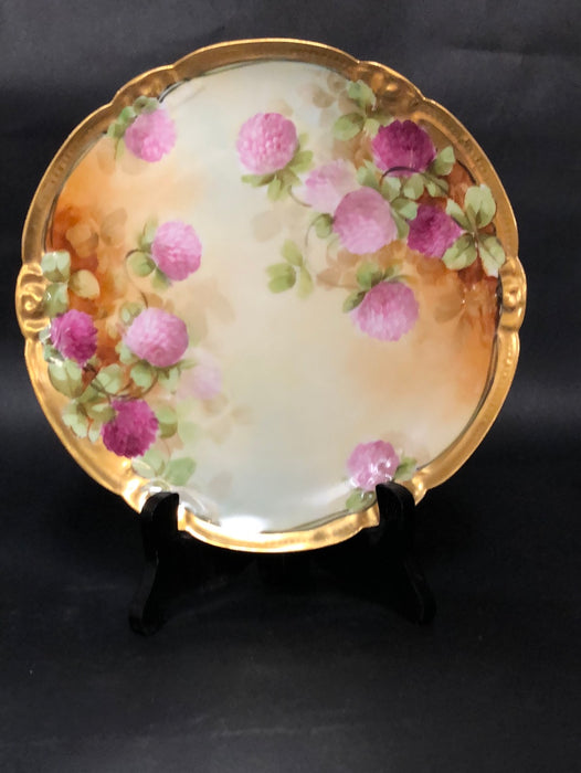 PICKARD FLORAL PINK PLATE
