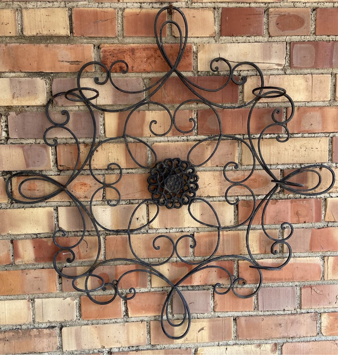 IRON WALL HANGING PLANTER