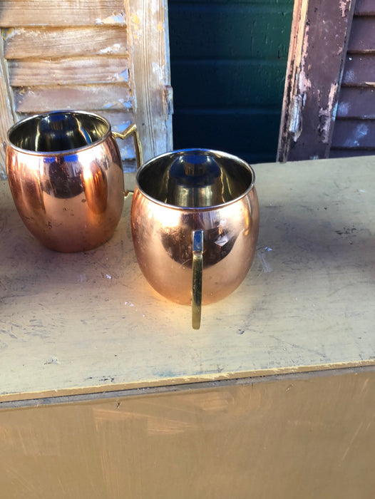 SET OF 6 COPPER CUPS