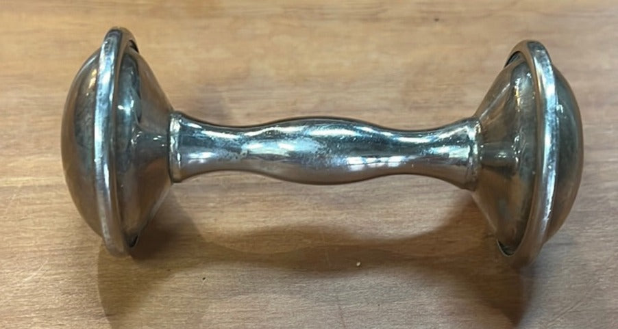SILVER BABY RATTLE