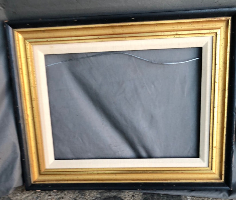 SMALL BLACK WITH GOLD FRAME