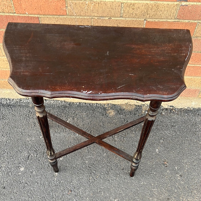 SMALL DARK 1920’S CONSOLE TABLE