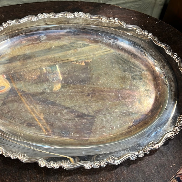 SILVER PLATE LARGE TRAY