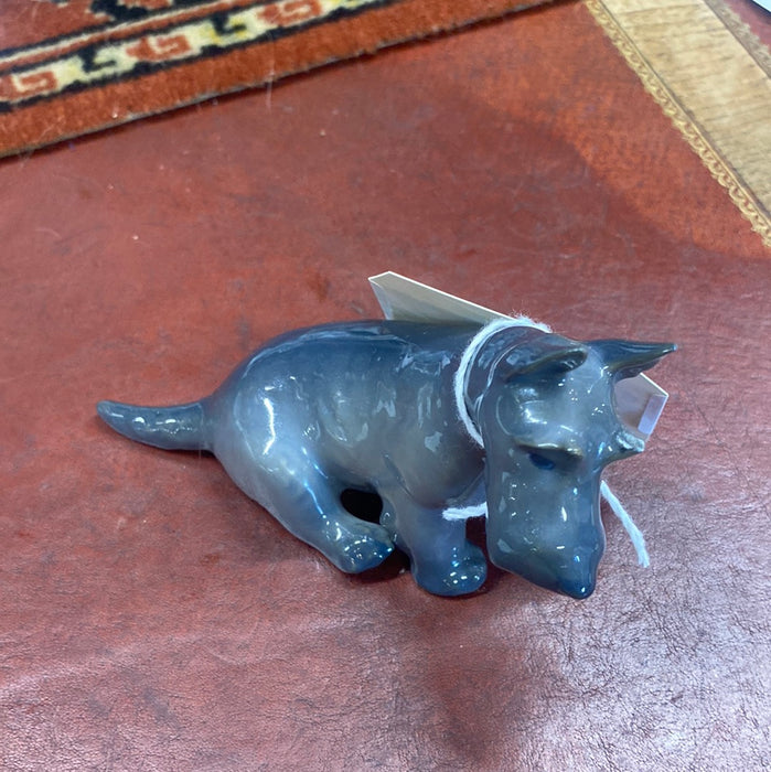 GRAY SCOTTY DOG ROYAL COPENHAGEN