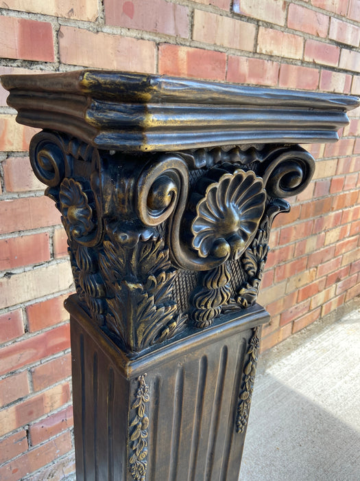 CHINESE COMPOSITION PEDESTAL NOT OLD