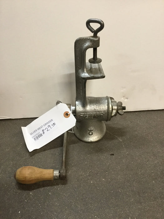 SILVER MEAT GRINDER