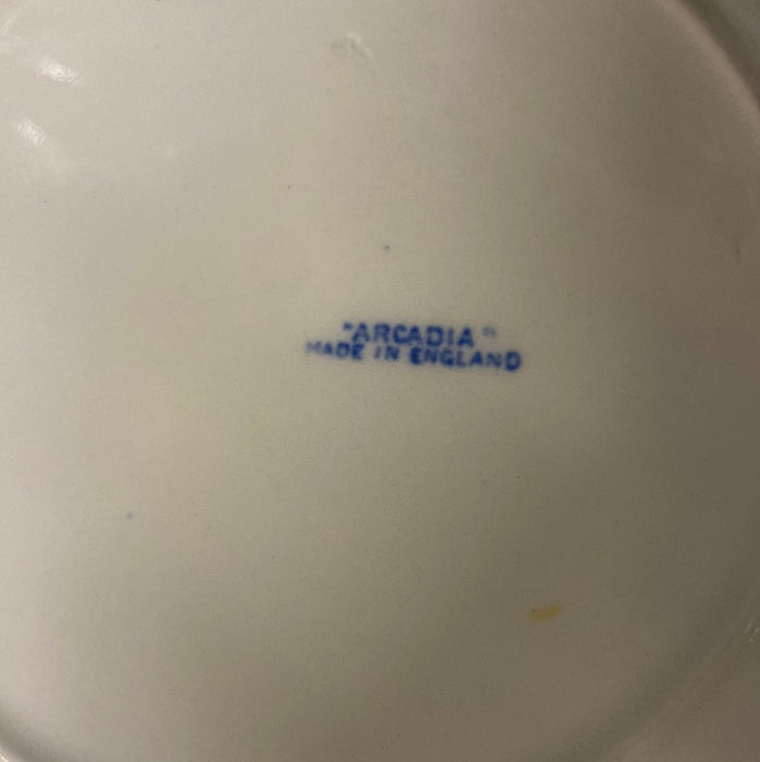 ARCADIA BLUE AND WHITE TRANSFERWARE LANDSCAPE PLATE