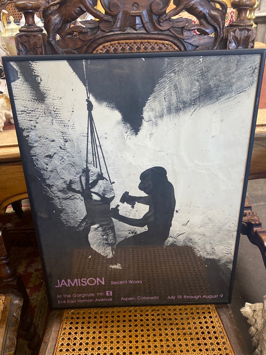 JAMISON EXHIBITION FRAMED POSTER