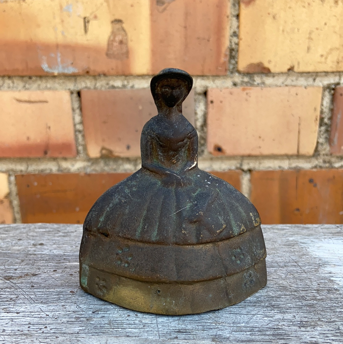 BRASS VICTORIAN LADY BELL