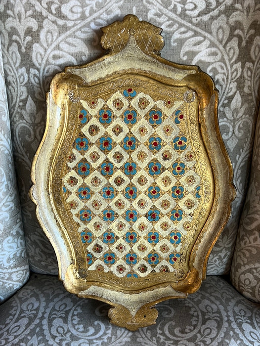 MEDIUM RECTANGULAR FLORENTINE TRAY