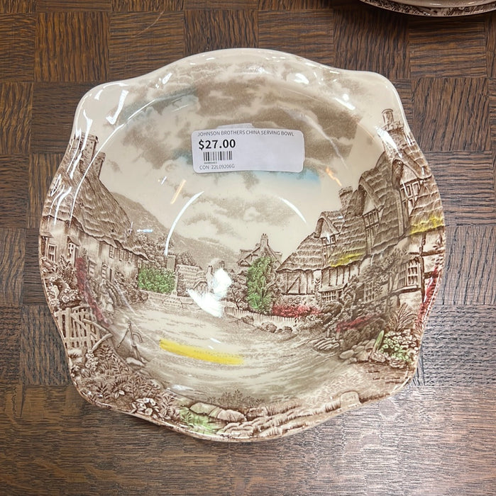 JOHNSON BROTHERS CHINA SERVING BOWL EACH