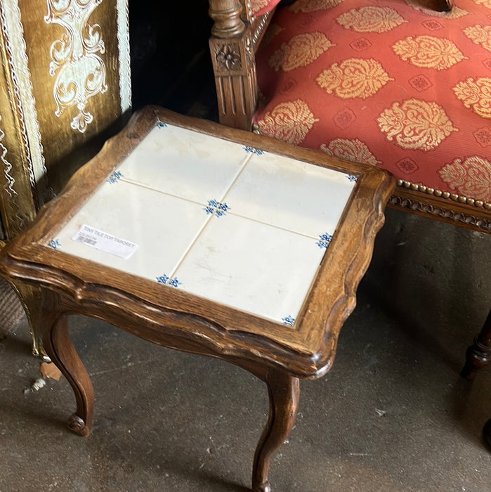 TINY TILE TOP TABORET