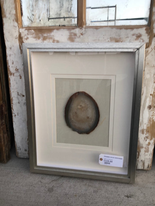 FRAMED ROCK SPECIMEN