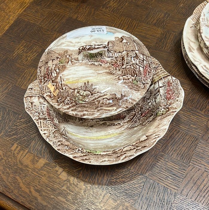 JOHNSON BROTHERS CHINA COVERED CASSEROLE