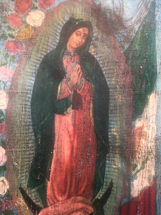 OIL PRINT OF OUR LADY OF GUADALUPE