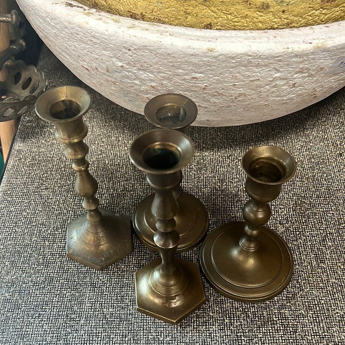 SMALL BRASS CANDLESTICK EACH