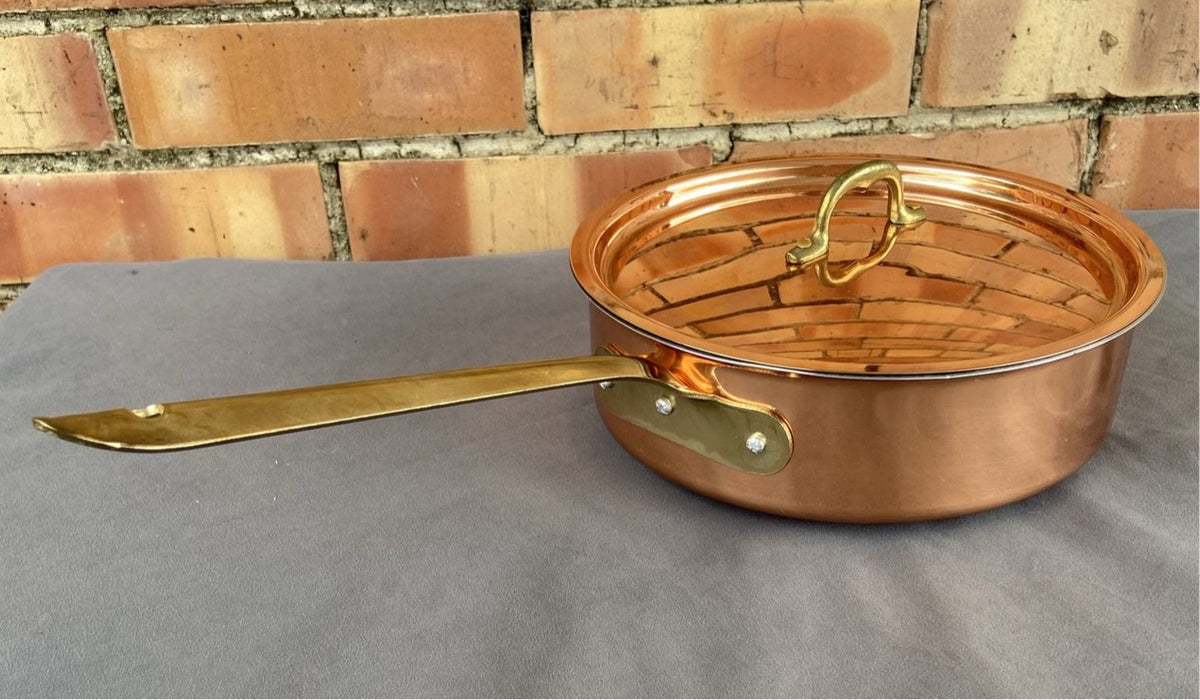 COPPER SKILLET AND LID