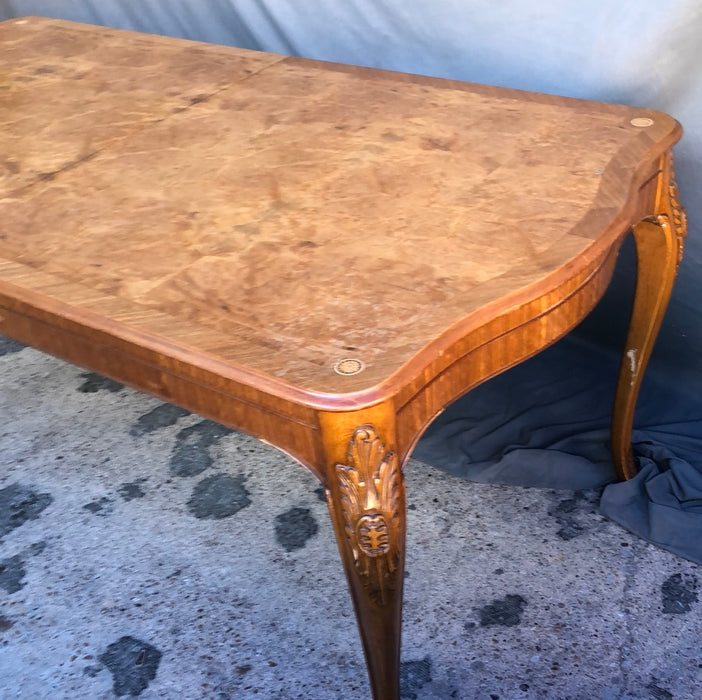 LOUIS XV HOOF FOOTED TABLE BY MOUNT AIRY FURNITURE COMPANY