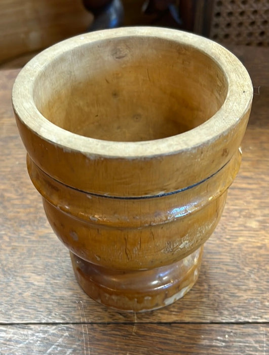 ITALIAN-TURNED WOOD MORTAR