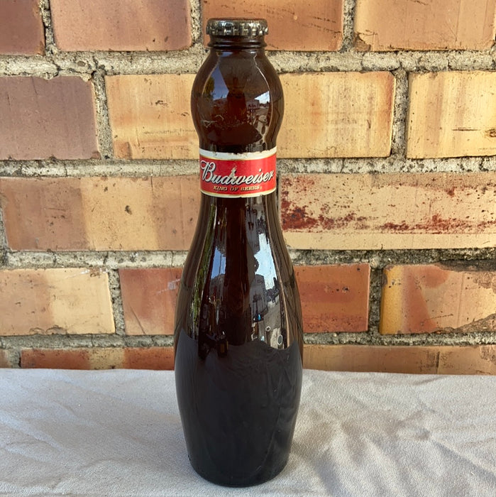 BUDWEISER BOWLING PIN BOTTLE FROM 2001