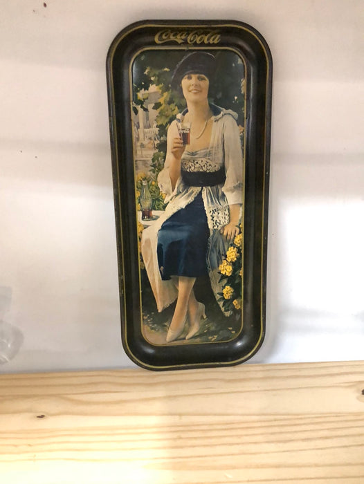 COCA-COLA FLAPPER GIRL ADVERTISING TRAY